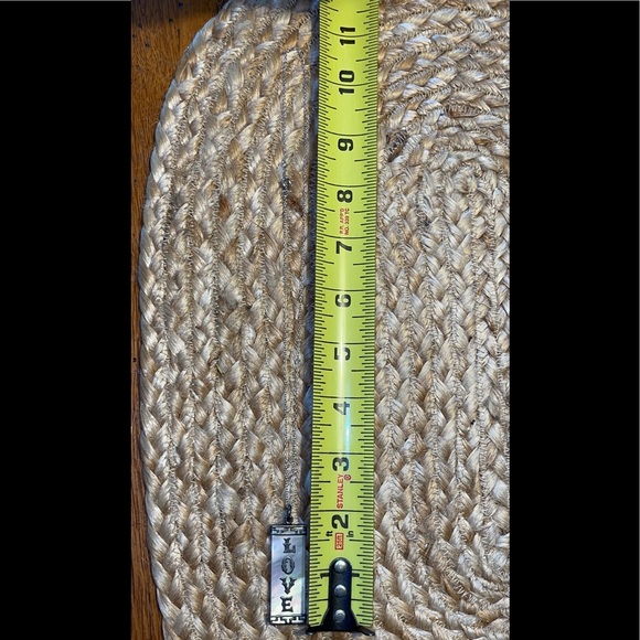 Unique & FABULOUS nicely sized Sterling Silver Mother of Pearl LOVE Pendant ❤️🔥 - Picture 13 of 15